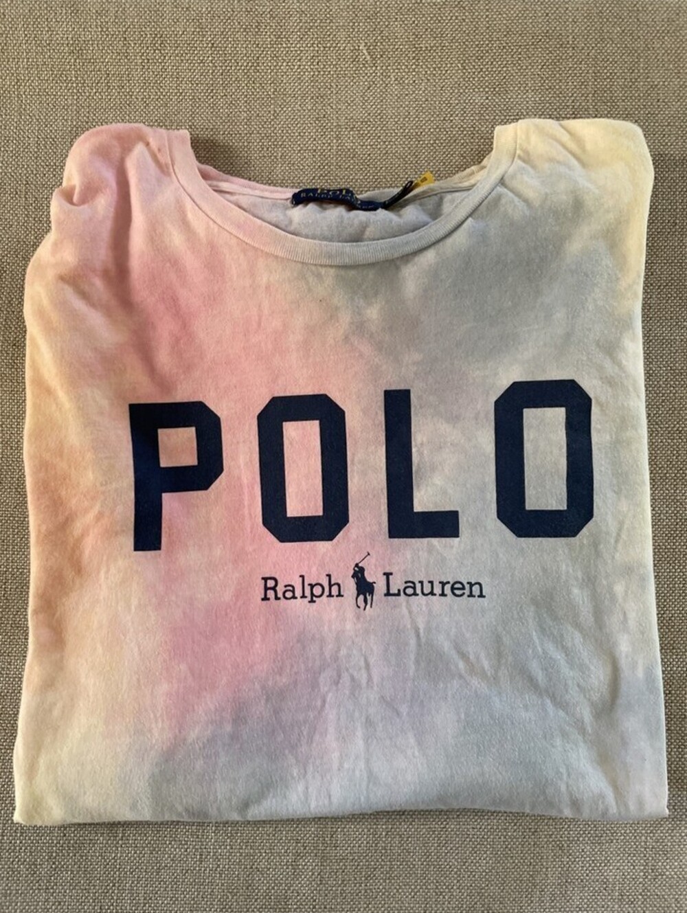 Polo Ralph Lauren Laguna T Shirt Multicolor Tie Dye Cotton L